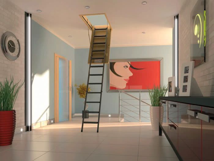 Чердачная лестница Fakro LMS 60x120/2.8