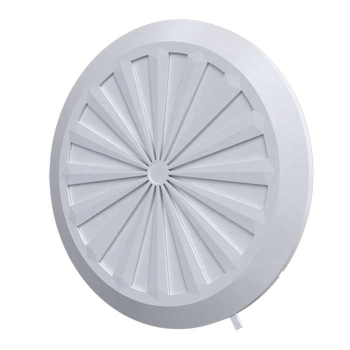 Решетка регулируемая 10RKU с регулируемым фланцем D90-160