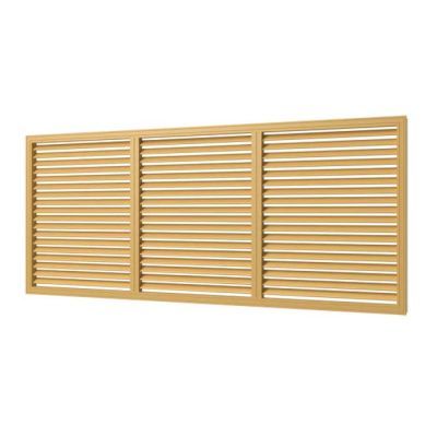 Решетка радиаторная ПВХ 1500-600 бежевая