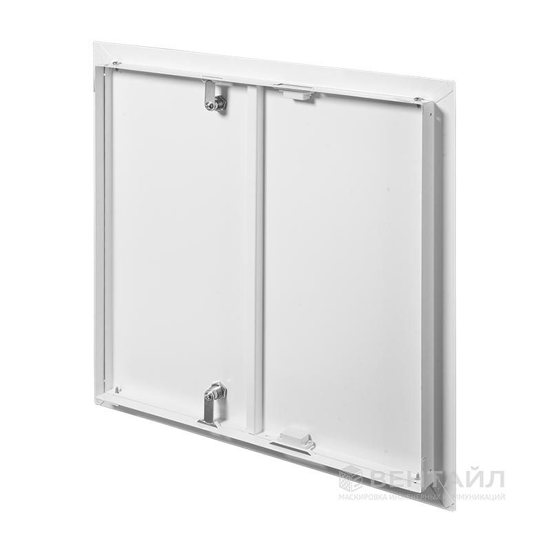 ЛМЗ 100х100 люк металлический замок 2 двери