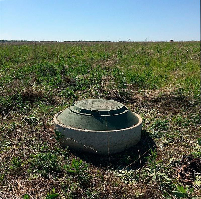 Люк канализационный СМ В60-750 зеленый