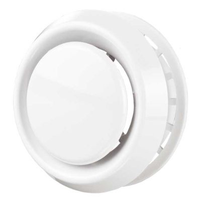 Анемостат приточно-вытяжной Вентс с фланцем ø 125 мм, пластиковый