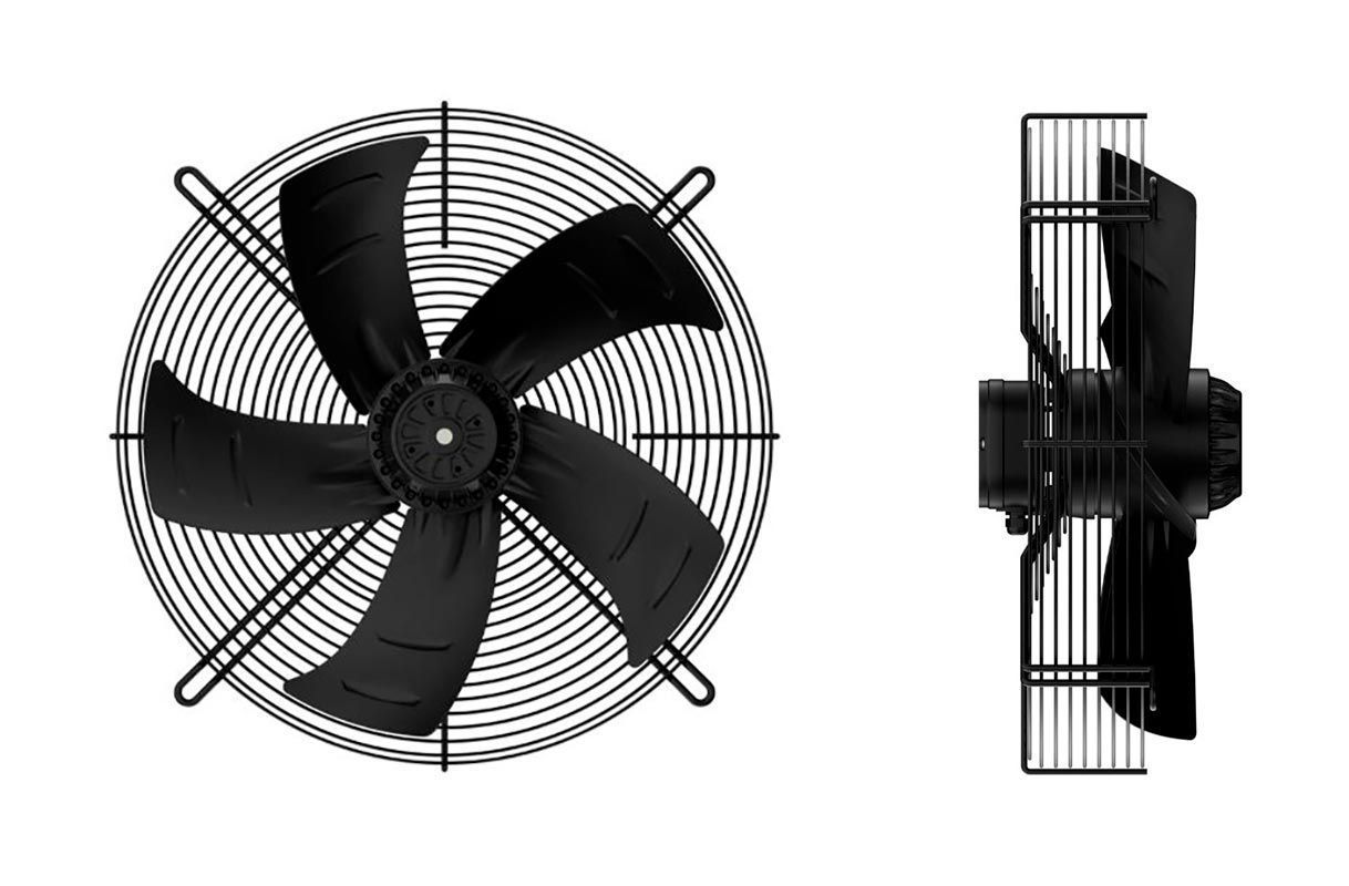Вентилятор осевой STORM GR 400 4E (четырёхполюсной двигатель)
