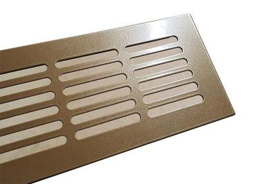 Решетка врезная алюминиевая Artel AL 300x80 золото