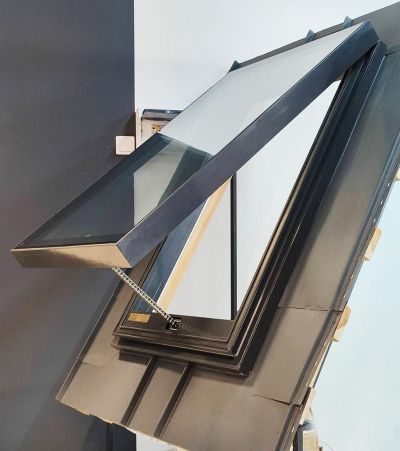 Мансардное окно CitiSky 98x118 Al с электроприводом