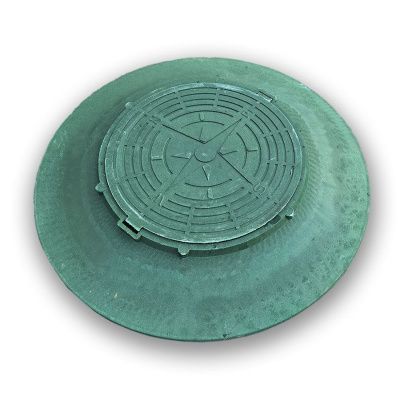 Конус-люк канализационный 1060/120 зеленый