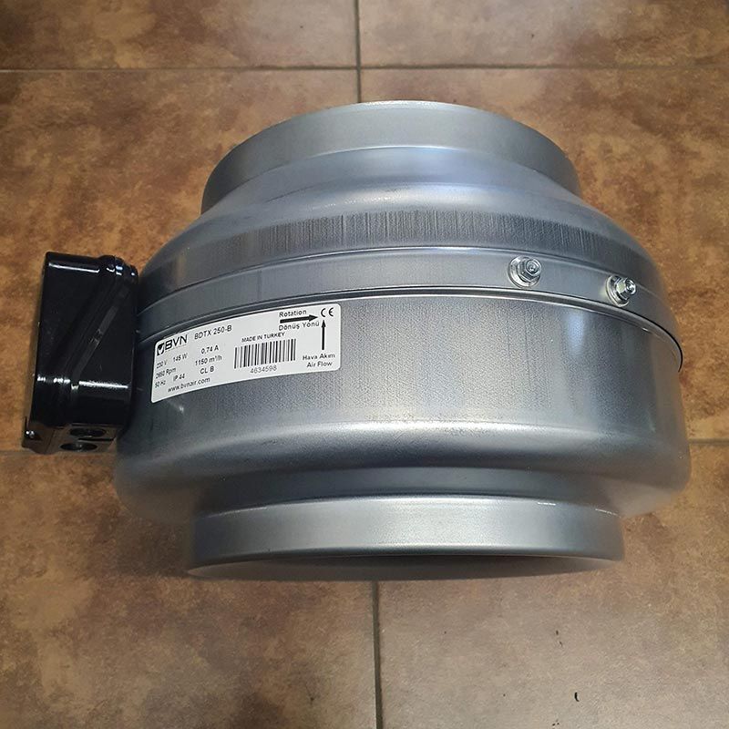 Вентилятор канальный BVN BDTX 250-В