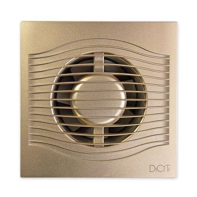 Вентилятор ERA SLIM 4C Champagne, 160х160 мм Ø100 мм