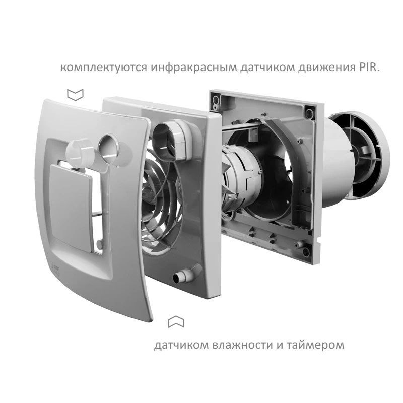 Вентилятор SILENT DUAL-100 MATT BLACK