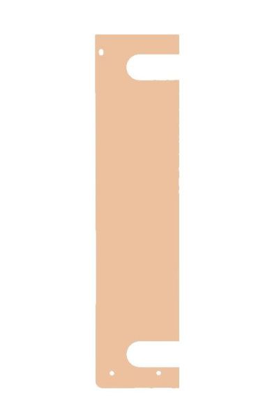 Боковина проходная для экранов РЭС, бежевая