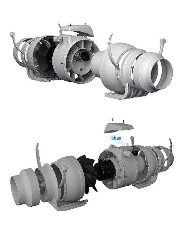 Канальный вентилятор TYPHOON 125 2SP (двухскоростной)