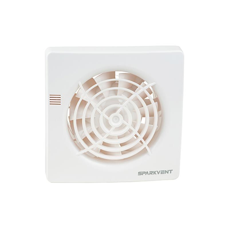 Вентилятор SPARKVENT SM-100 SW, белый (ТАЙМЕР)