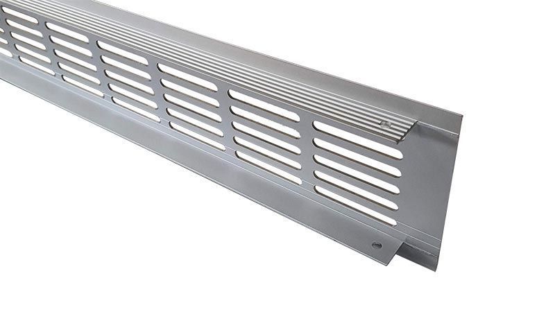 Решетка врезная алюминиевая Artel AL 400x80