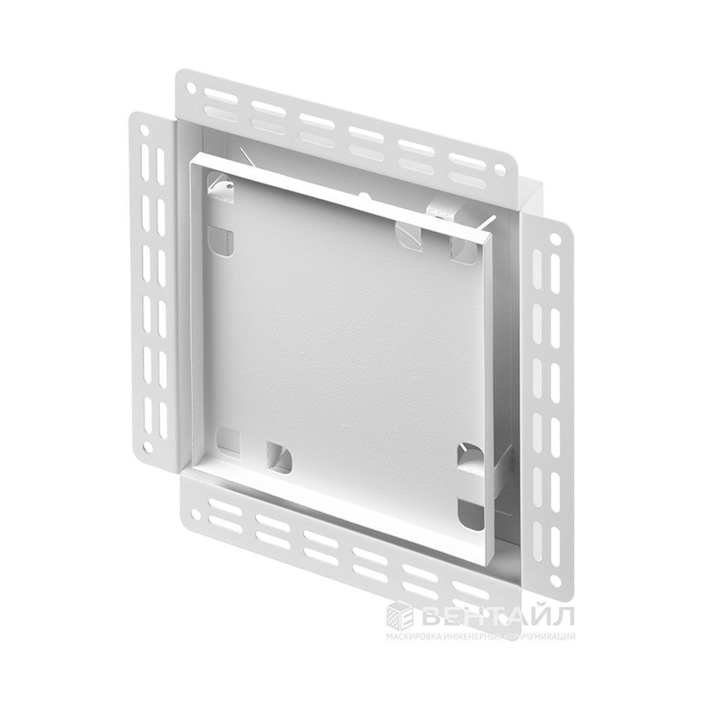 Решетка Вентайл Керамо-У 240x240 под плитку (белая, D125)