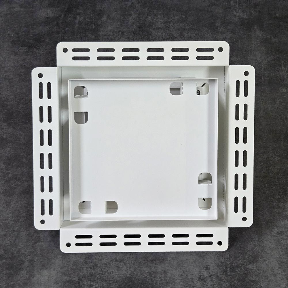Решетка + вентилятор Keramo-White 200x200 / STILL-B 100CТ (белая, таймер)