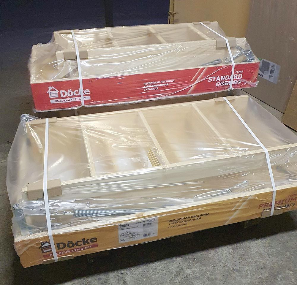 Лестница чердачная Docke STANDART Termo 60х120х300