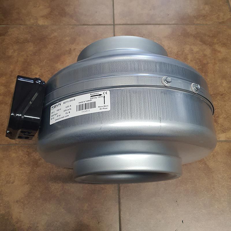 Вентилятор канальный BVN BDTX 200-В