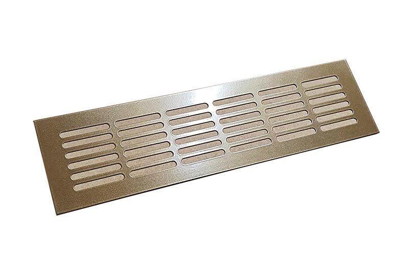 Решетка врезная алюминиевая Artel AL 300x80 золото