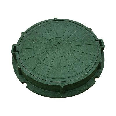 Люк канализационный СМ В60-750 зеленый