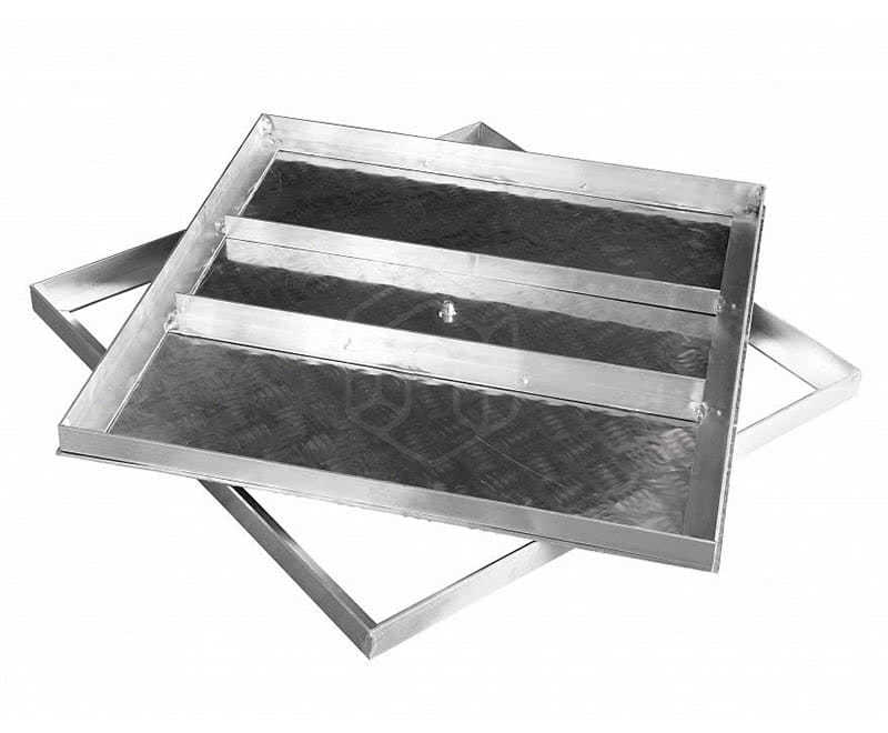 Люк напольный Компакт Лайт 70x70, съемная крышка