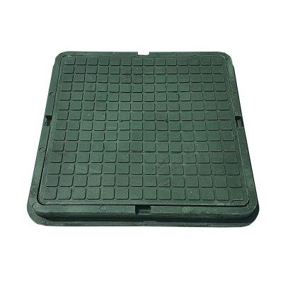 Люк квадратный ЛМУ А30 670x670 зеленый