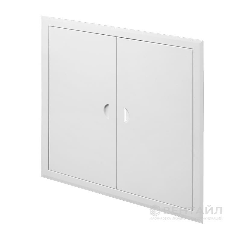 ЛММ 80х100/2 люк металлический с магнитом 2 двери