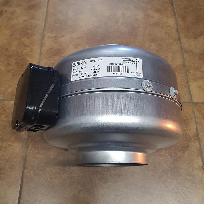 Вентилятор канальный BVN BDTX 125