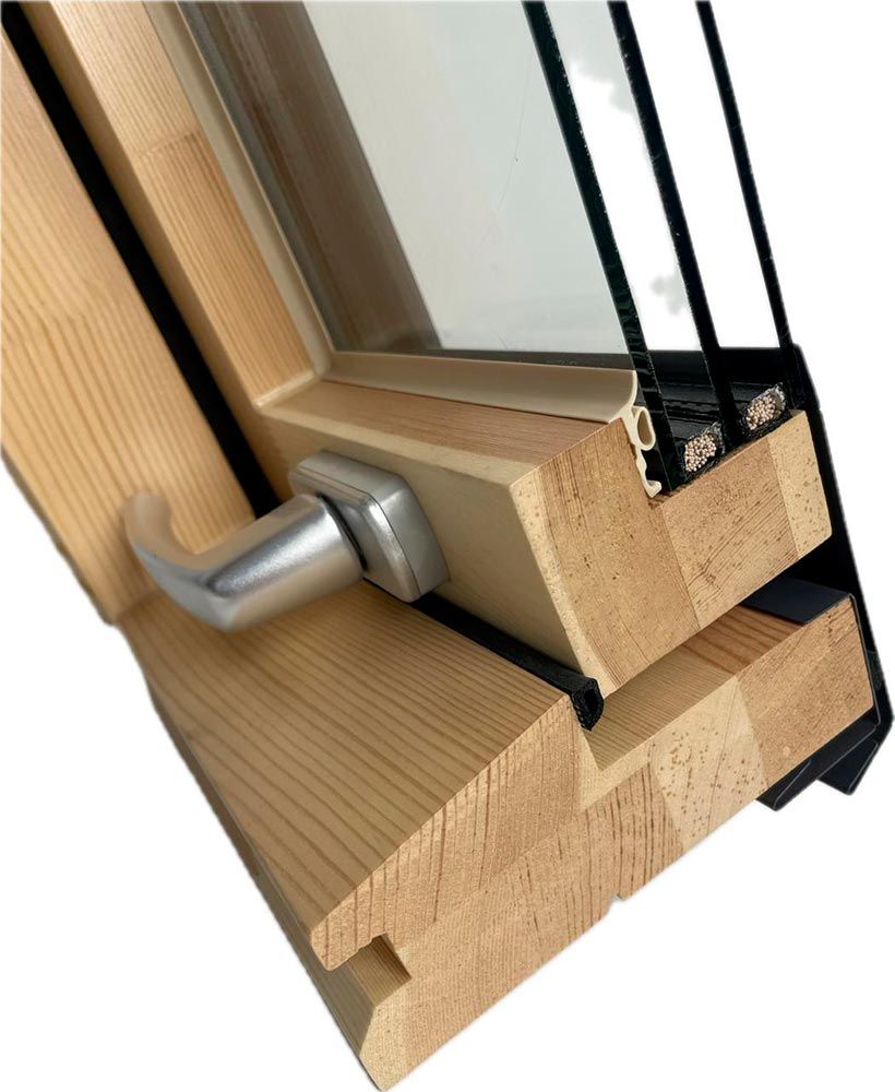 Мансардное окно WERSO (двухкамерное) 66x118