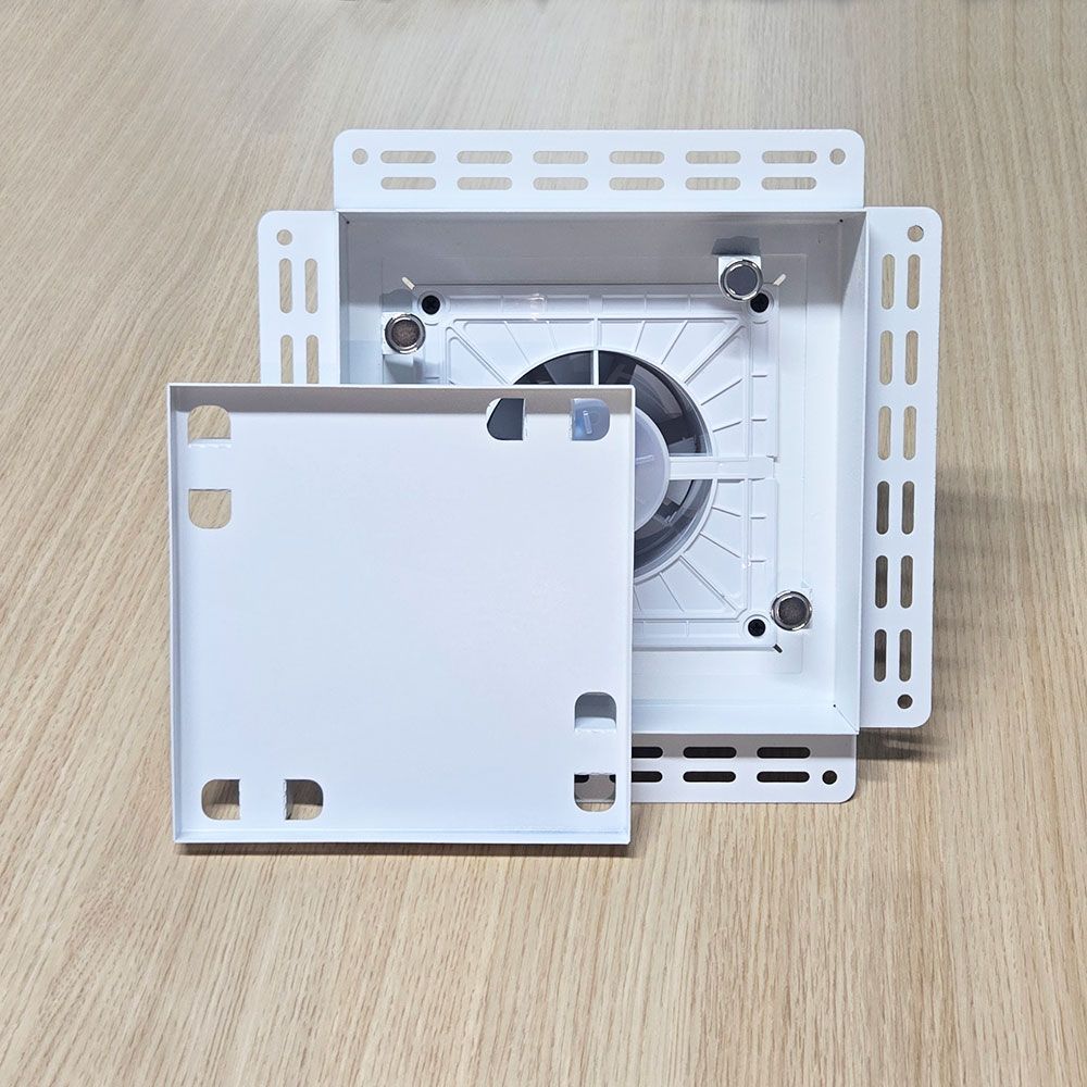 Вентиляционная решетка VRW 240x240 Tile / SLIM 5CMR с таймером (белая)