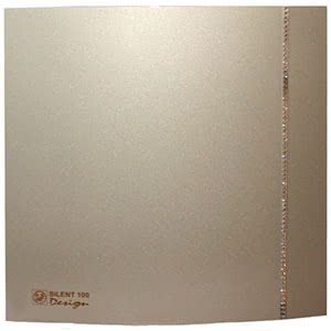 Вентилятор Silent 100 CZ Champagne Design Swarowski