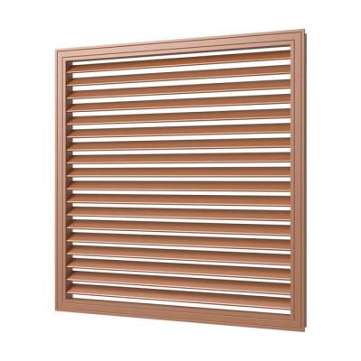 Решетка радиаторная ПВХ 600-600 вишня