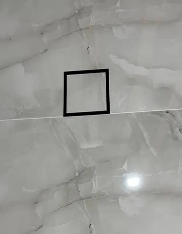 Решетка + вентилятор Keramo Air-Vent 200х200 D100 (черная, B6)