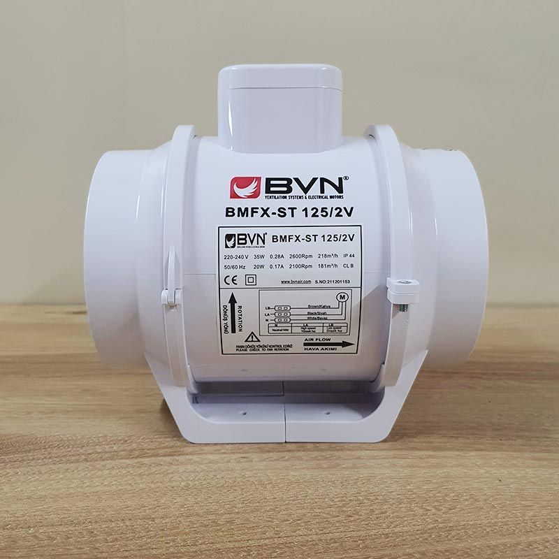 Вентилятор канальный BVN BMFX-ST 125/2V