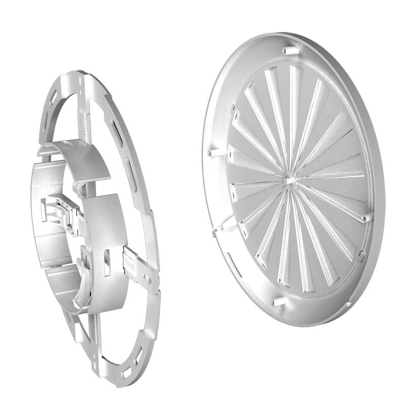 Решетка регулируемая 10RKU с регулируемым фланцем D90-160