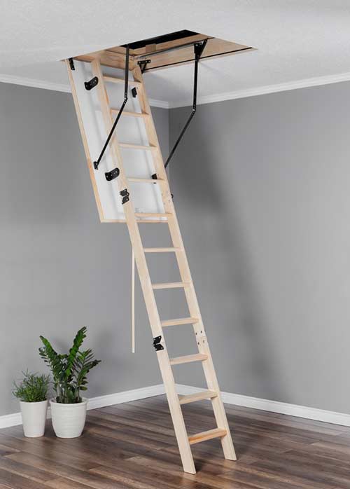 Лестница чердачная Oman Termo 55x120x280