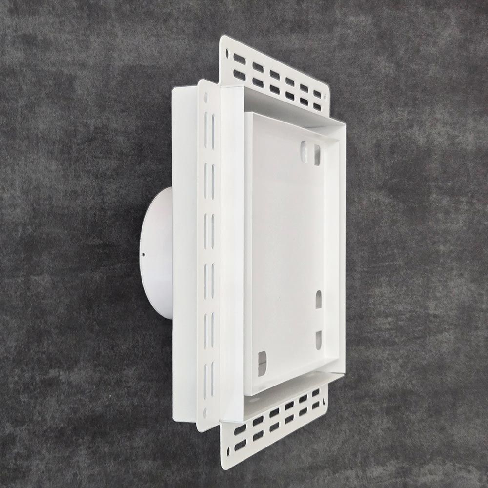 Решетка + вентилятор Keramo-M White 200x200 / STILL-B 100CK (белая)