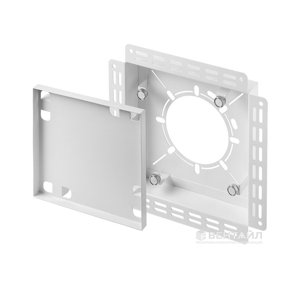 Решетка Вентайл Керамо-У 200x200 под плитку (белая, D100)