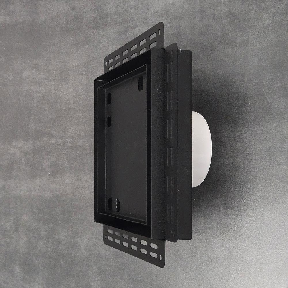 Решетка + вентилятор Keramo-M Black 240x240 / STILL-B 125CT (черная, таймер)