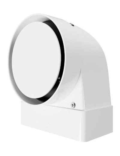 Вентиляционная теневая решетка на магнитах D100 мм с выходом 60х120 мм (612SH10)