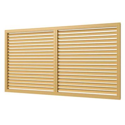 Решетка радиаторная ПВХ 1200-600 бежевая