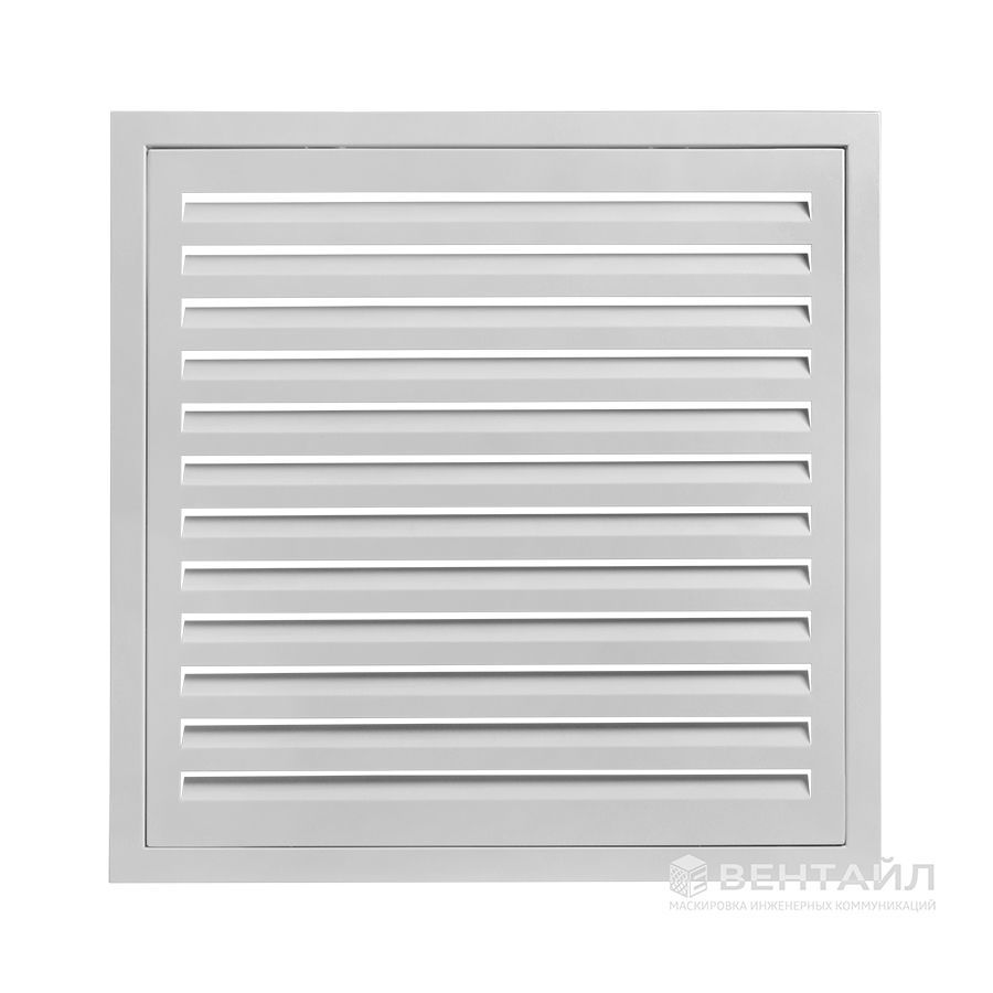 Решетка РМЖР 300x600 нажимная металлическая с жалюзи для радиатора отопления