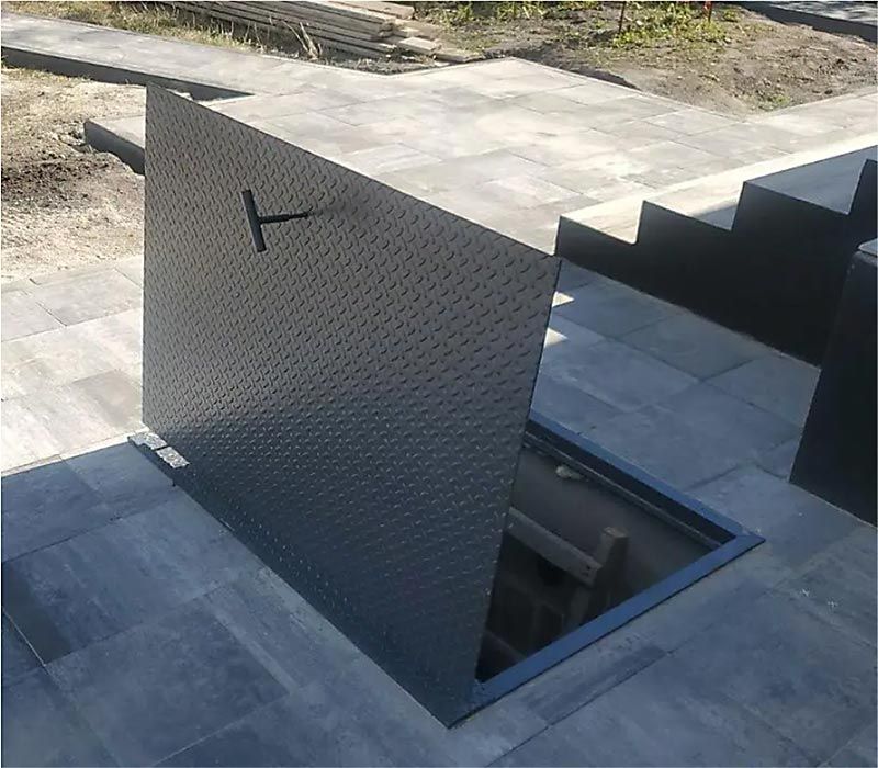 Погребок Техно 70x80П, люк напольный