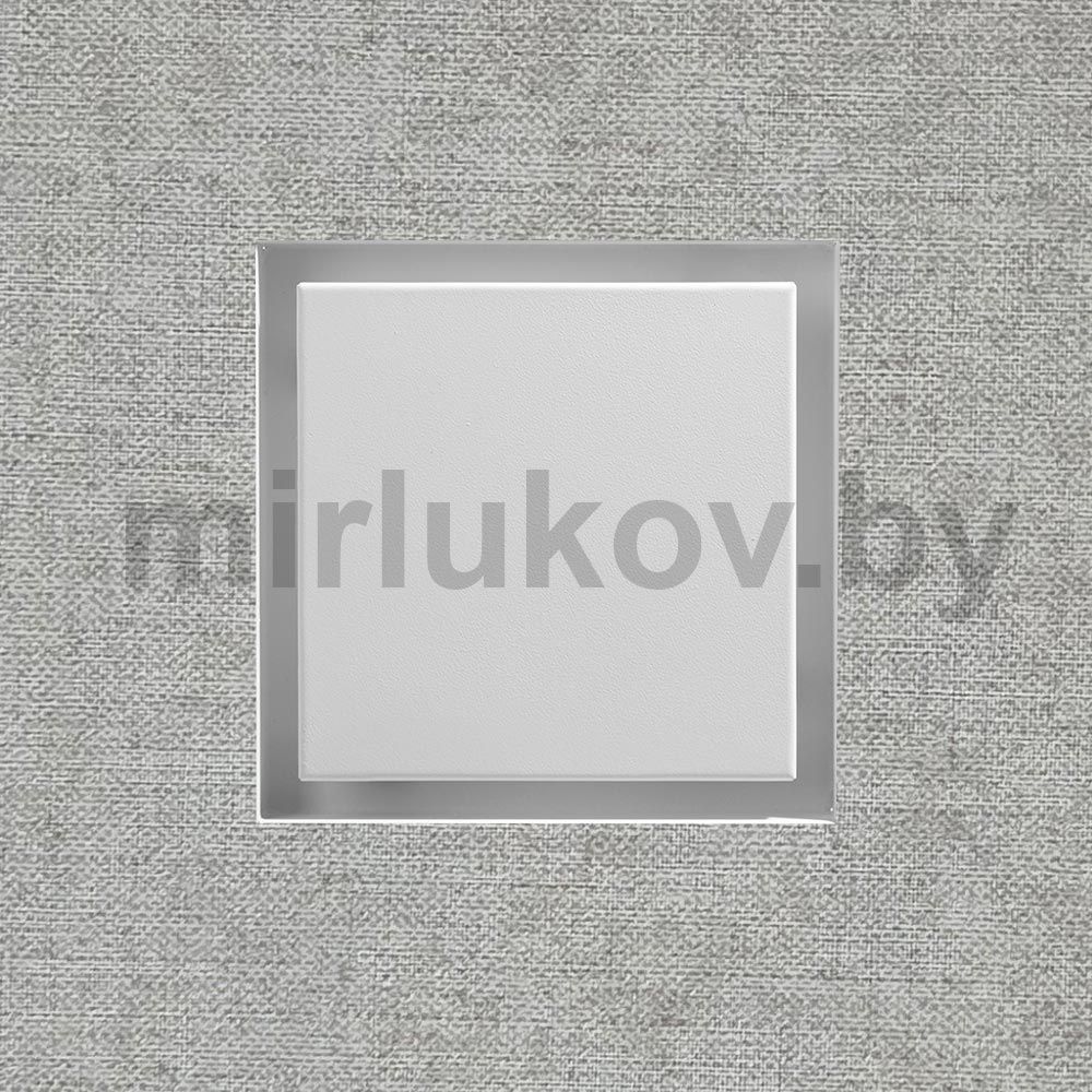 Вентиляционная решетка Design Black/White 240x240 с вентилятором