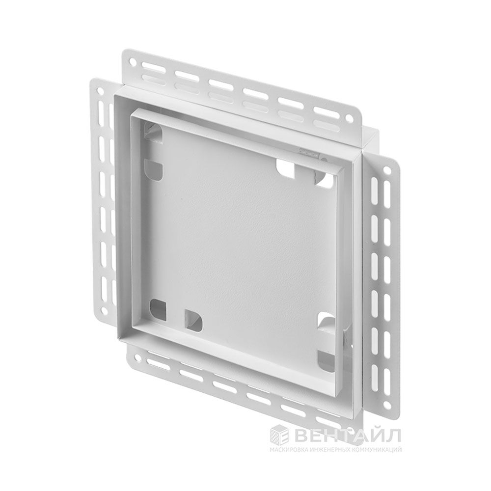 Решетка Вентайл Керамо-УВМ 260x260 под плитку (белая, маяк, D150)
