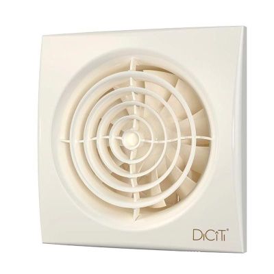 Вентилятор AURA 4C Ivory, 100мм (подшипник, обратный клапан, тихий)