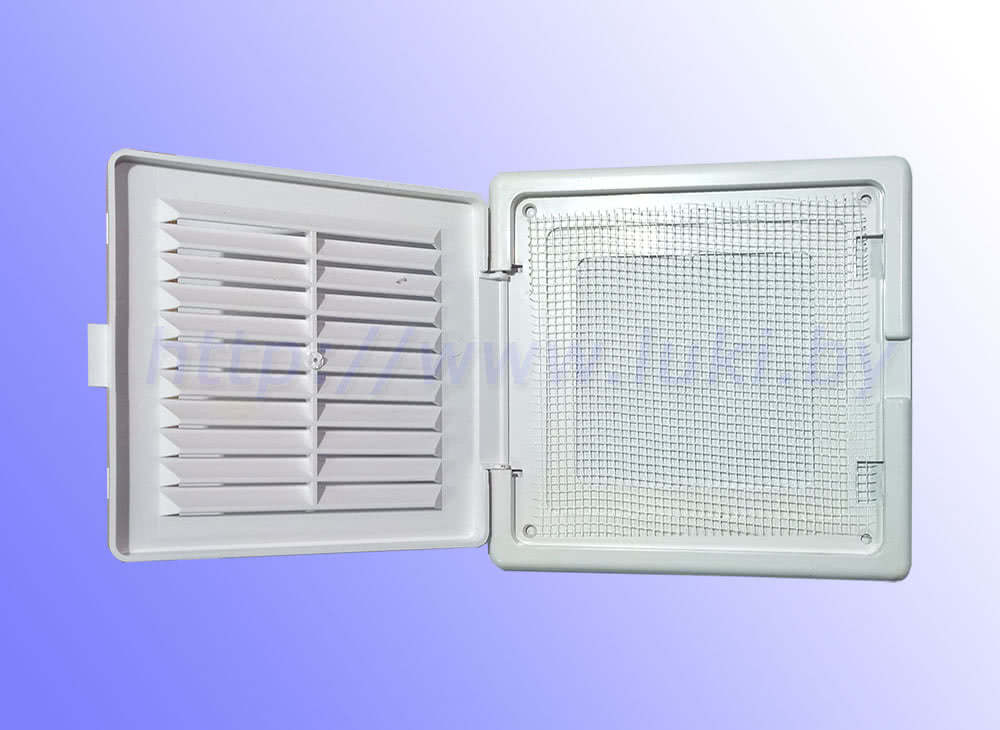 Люк-решетка, накладной пластиковый, Декофот ДФ 150х150