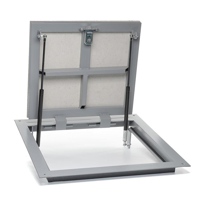 Погребок 80x120П, люк напольный с амортизаторами