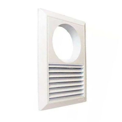 Вентрешетка 175x250 с жалюзи+сетка и вентвход ø100