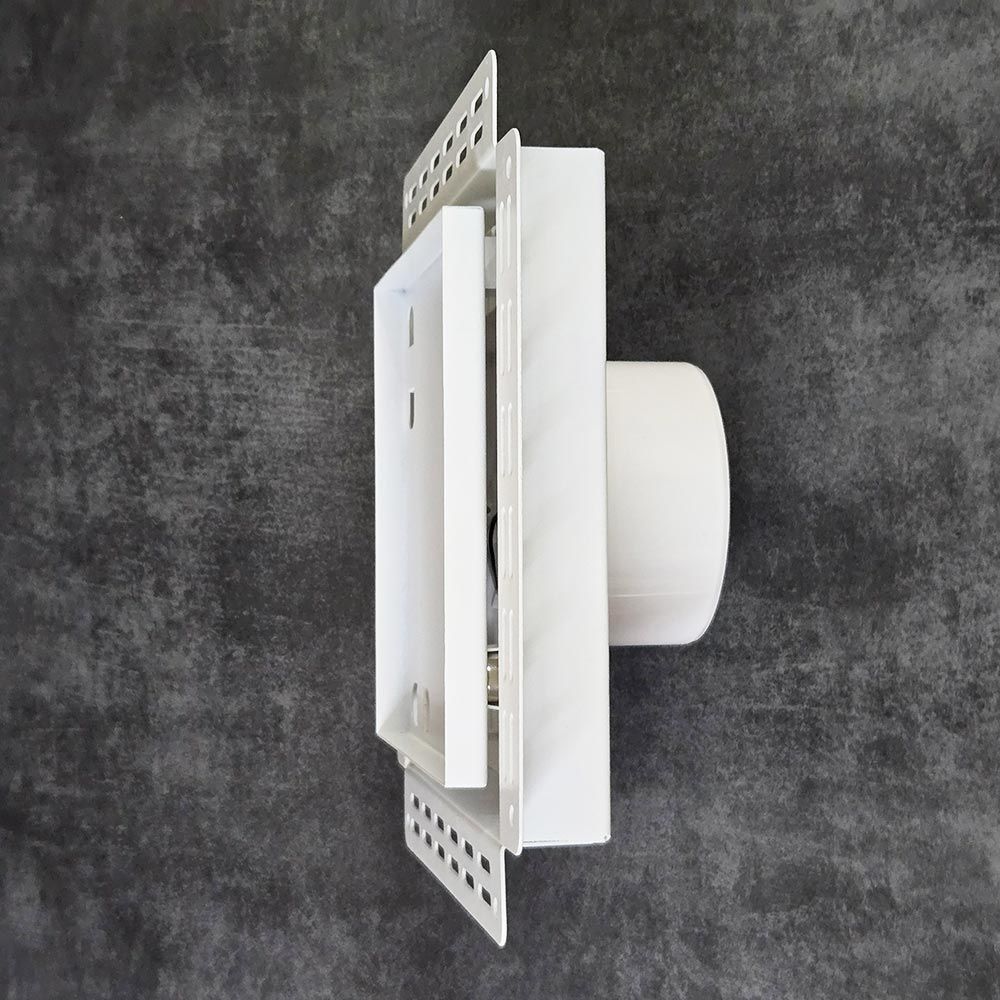 Решетка + вентилятор Keramo-White 240x240 / STILL-B 125CT (белая, таймер)