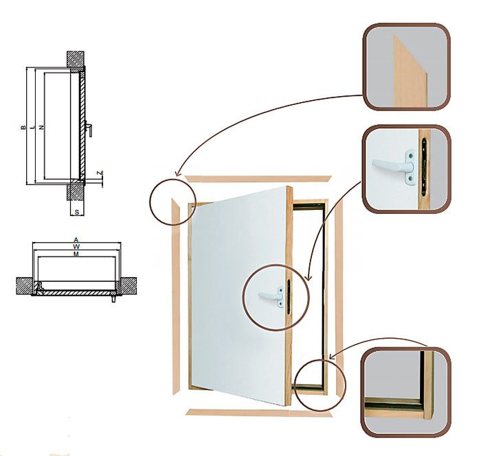 Карнизная дверь Fakro DWK 70x100